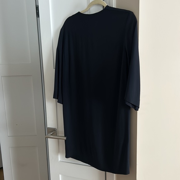 The Row - Dark Navy Blue VNeck Shift Mini Dress Size 0/2 XS - Picture 2 of 9